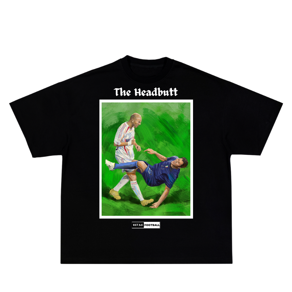 Zinedine Zidane "The Headbutt" - Black T-Shirt